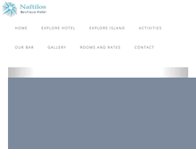 Tablet Screenshot of hotelnaftilos.gr